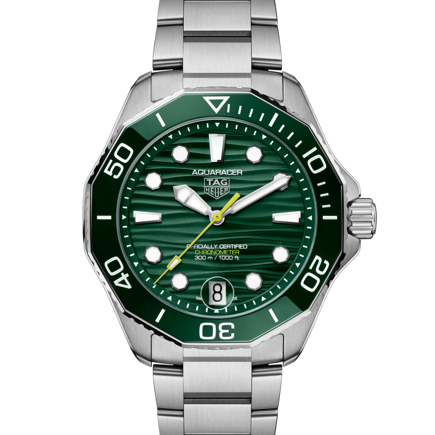 TAG Heuer Aquaracer Professional 300 Date, Automatic, Green Dial Mens Watch WBP5116.BA0013 thumbnail 3