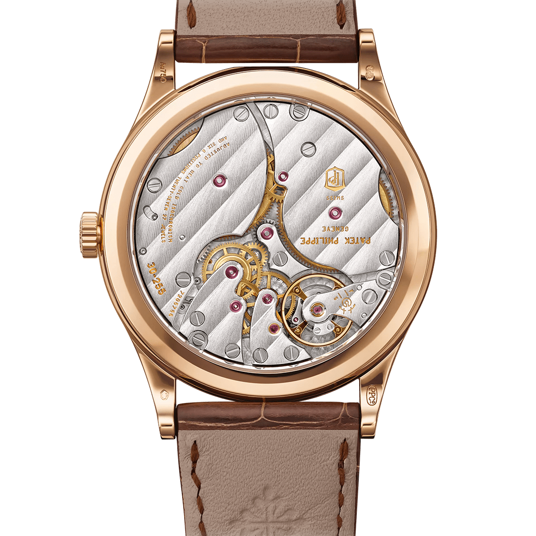 Patek Philippe Calatrava "Clous de Paris" Rose Gold Mens Watch 6119R-001 thumbnail 2
