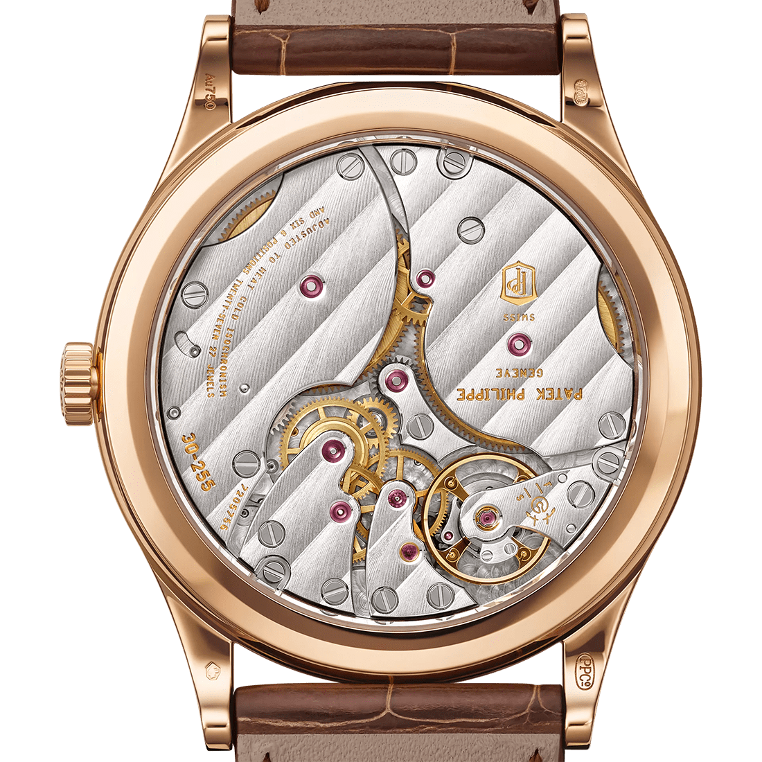 Patek Philippe Calatrava "Clous de Paris" Rose Gold Mens Watch 6119R-001 thumbnail 4