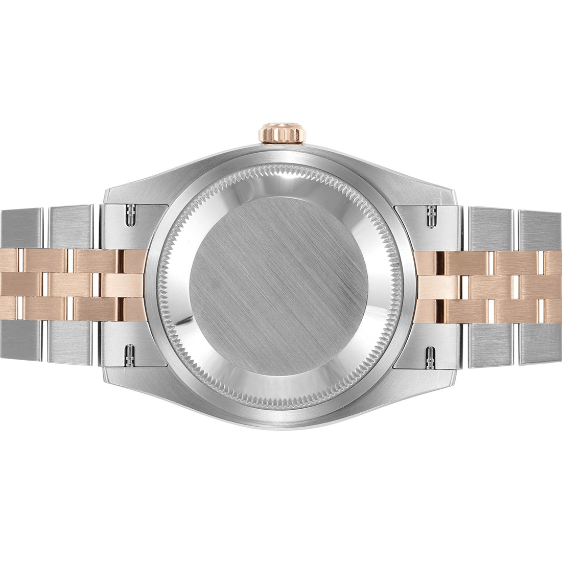 Rolex Datejust Dual Tone Bracelet Everose Rolesor Silver Dial Watch 126231 thumbnail 3