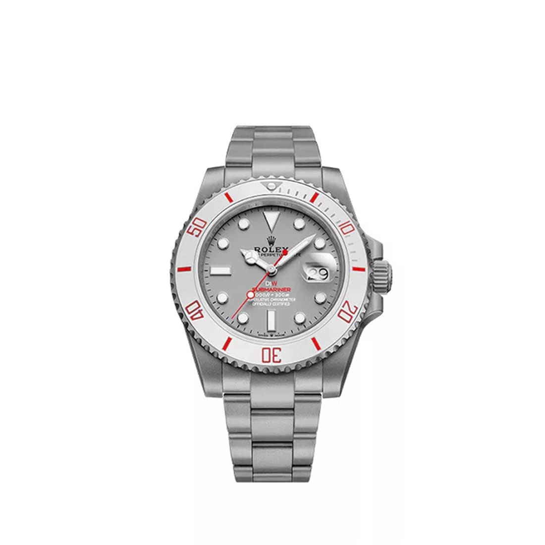 Rolex DiW Submariner Glacial Grey Dial Special Edition Watch 126610