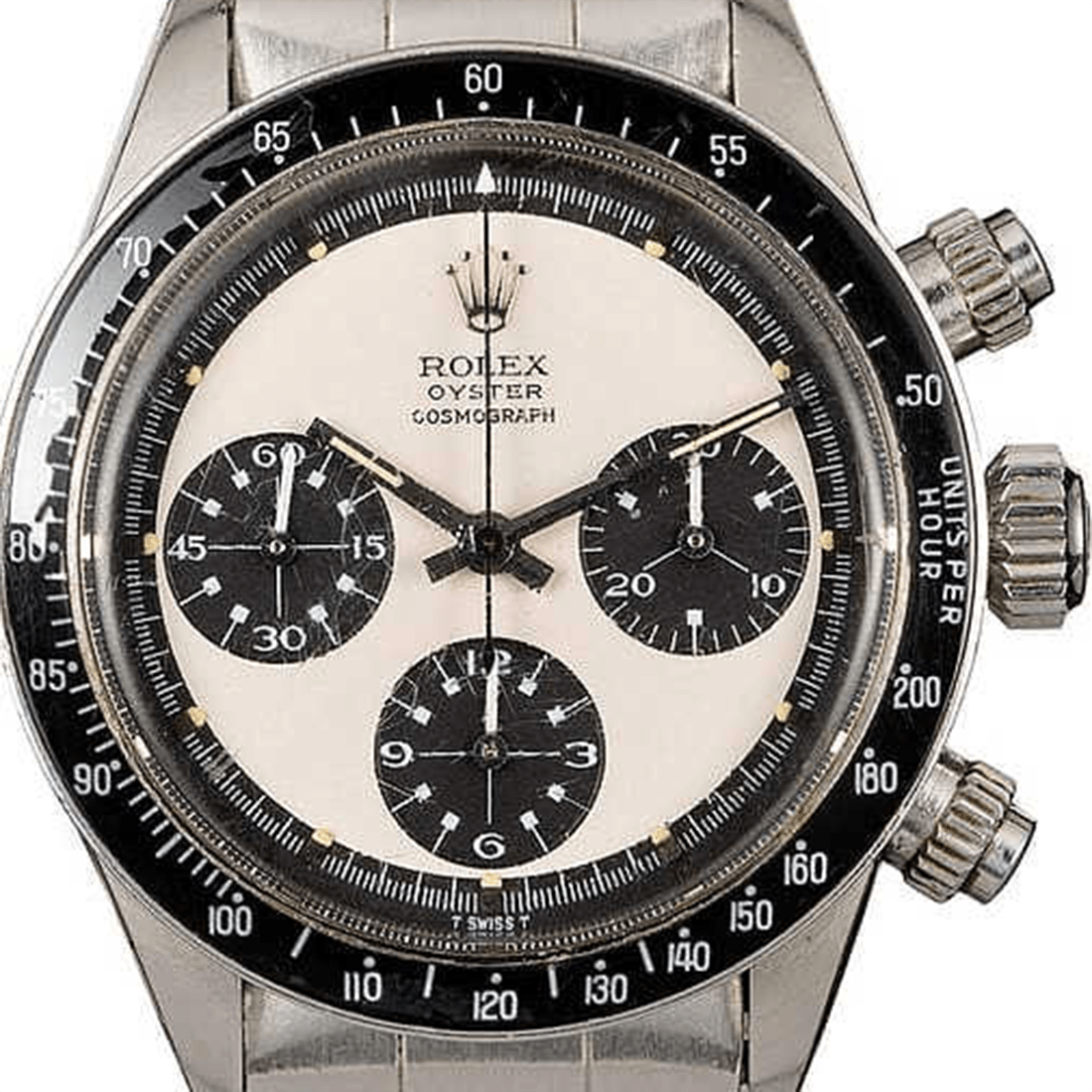 Rolex Cosmograph Daytona Paul Newman Vintage Chronograph Stainless Steel Watch 6263 thumbnail 2