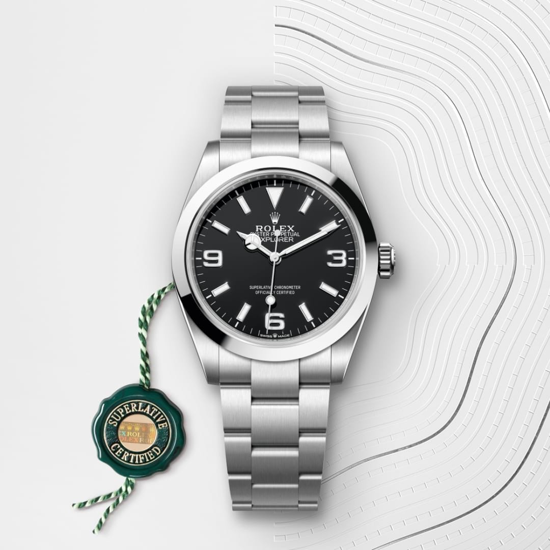 Rolex Explorer Oystersteel Black Dial Automatic Mens Watch M224270-0001 thumbnail 2