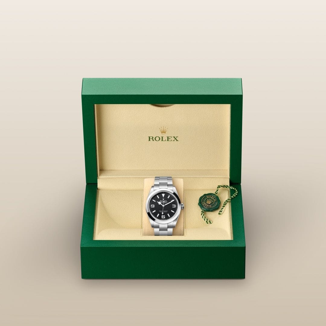 Rolex Explorer Oystersteel Black Dial Automatic Mens Watch M224270-0001 thumbnail 7
