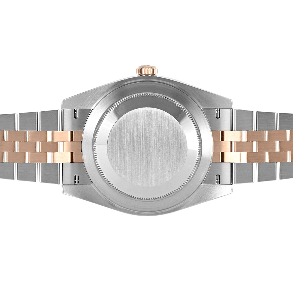 Rolex Datejust in Everose Rolesor 18k Rose Gold, Diamond Bezel, Brown Dial Watch 126331 thumbnail 2