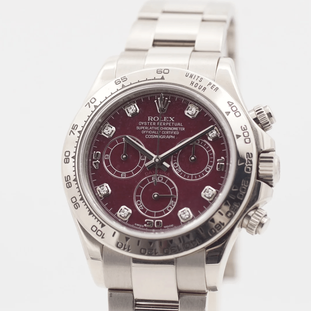 Rolex Oyster Perpetual Cosmograph Daytona in 18k White Gold Automatic Watch 116509 thumbnail 5