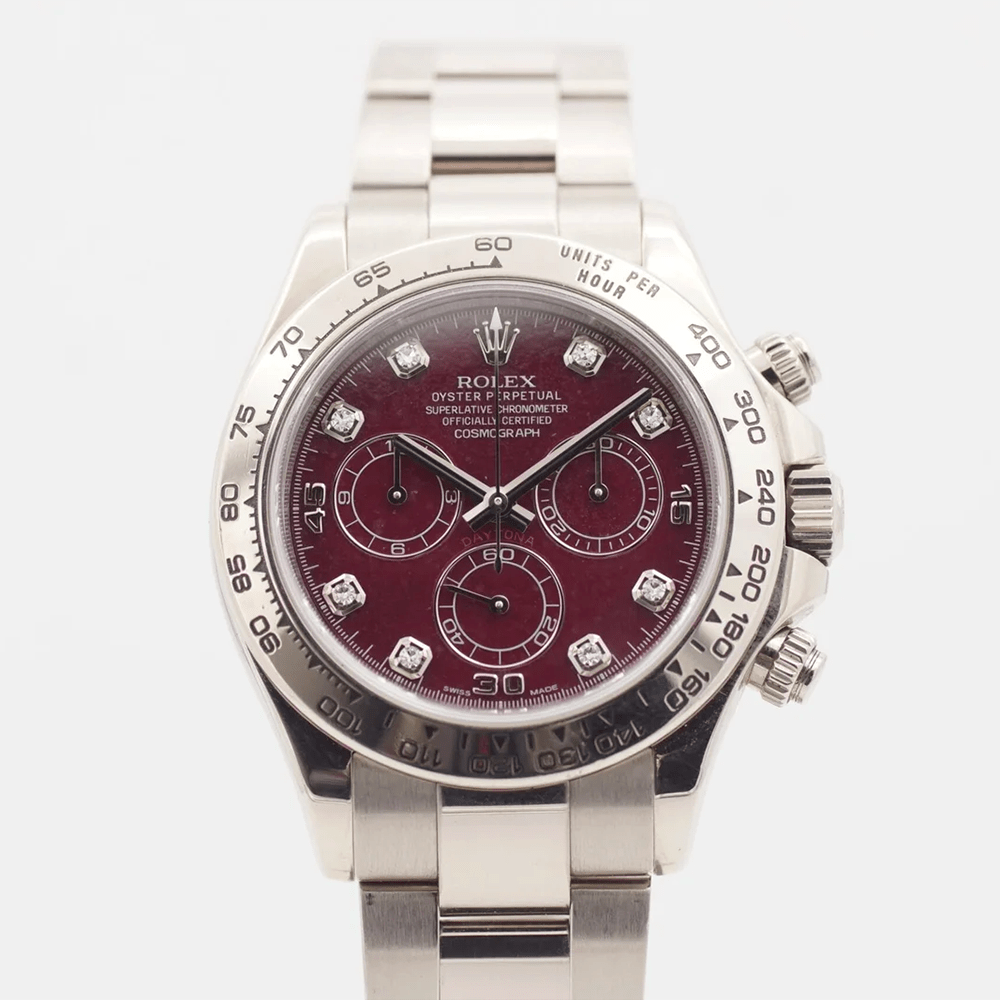 Rolex Oyster Perpetual Cosmograph Daytona in 18k White Gold Automatic Watch 116509 thumbnail 3