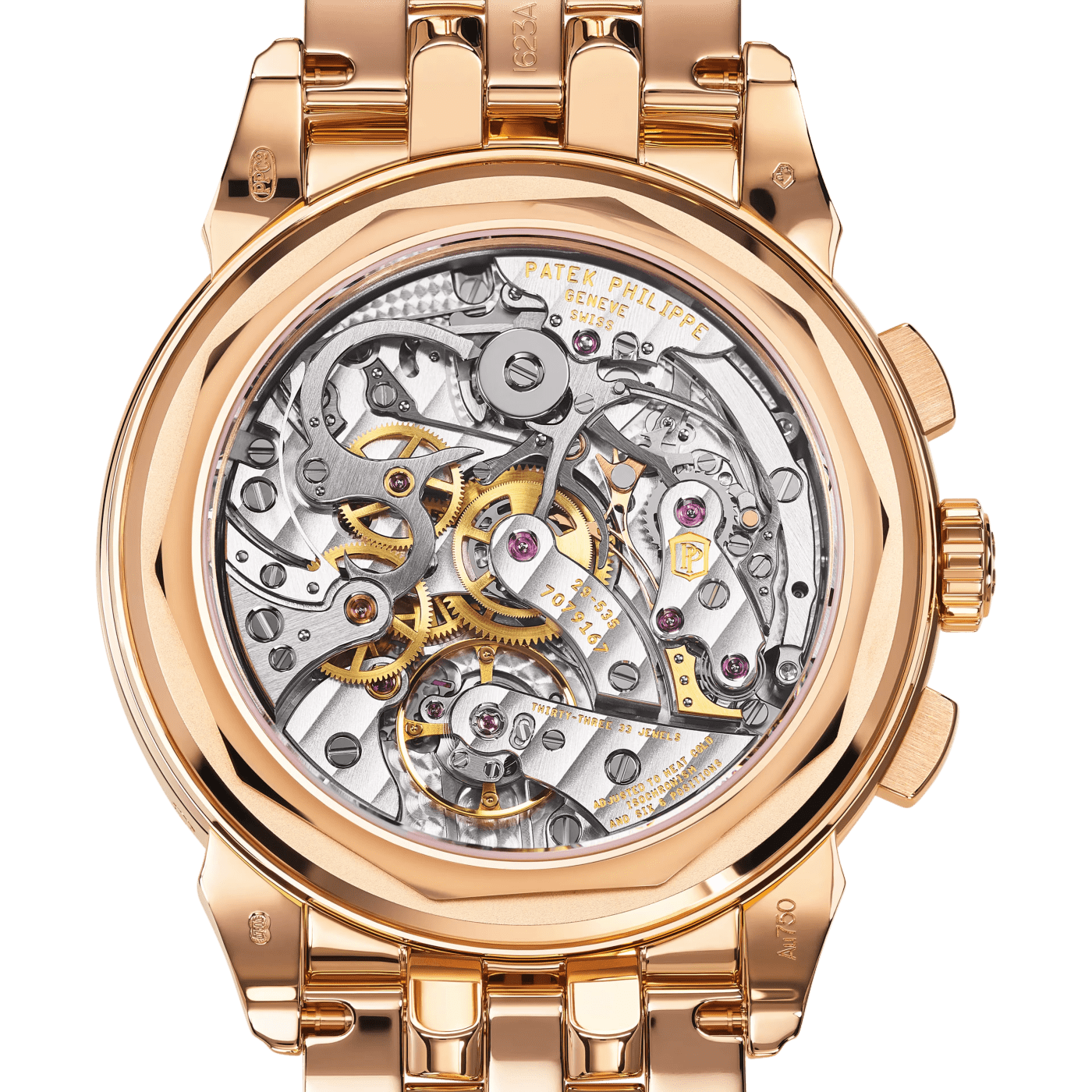 Patek Philippe Grand Complications Chronograph Perpetual Calendar 18kt Rose Gold Black Dial Watch 5270/1R-001 thumbnail 2