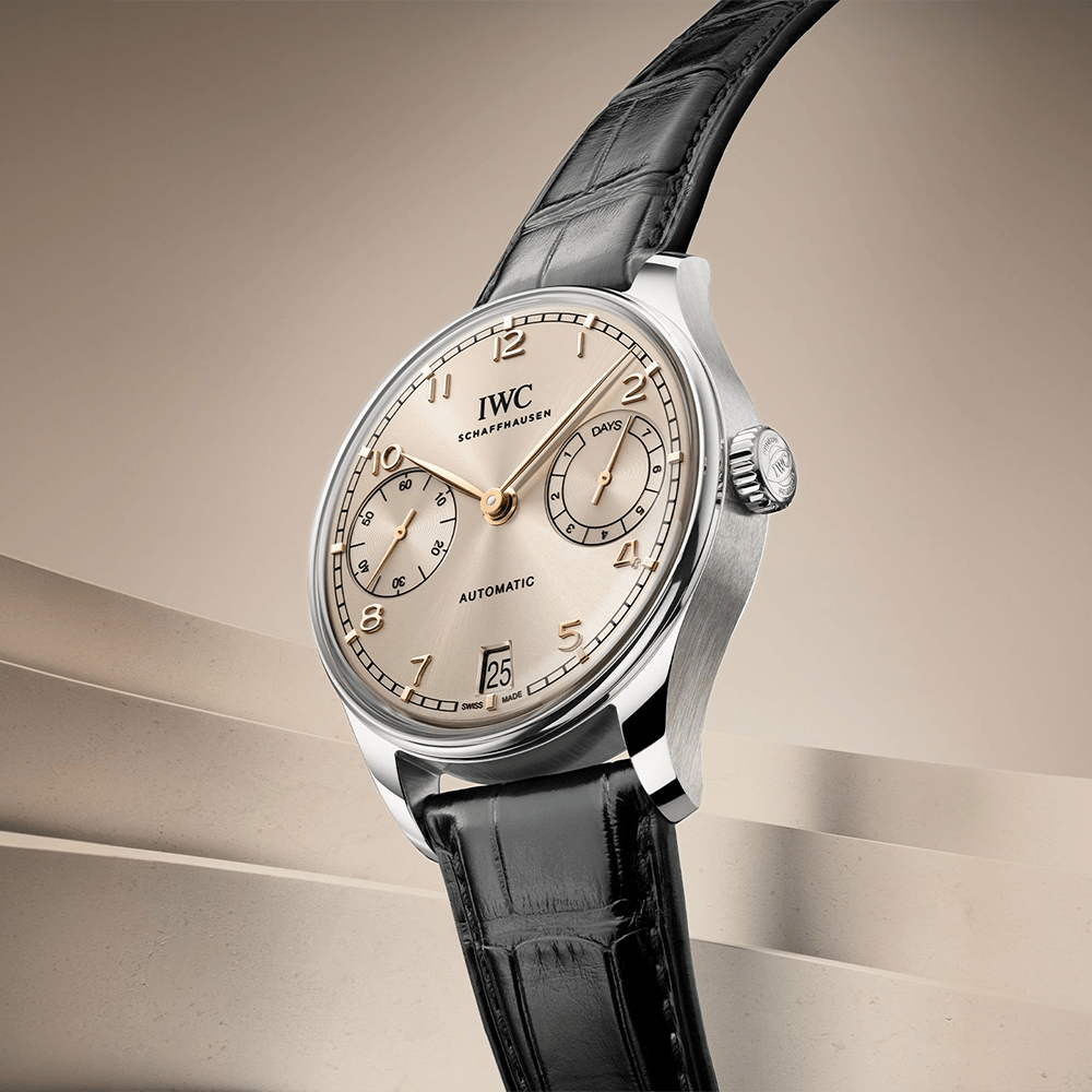 IWC Schaffhausen Portugieser Automatic 42 Gold Dial Watch IW501705 thumbnail 6