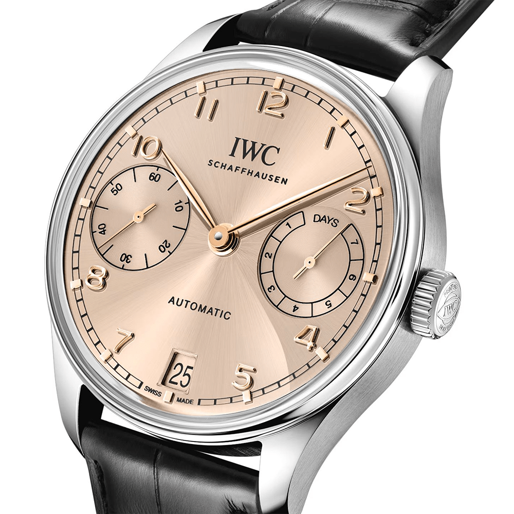 IWC Schaffhausen Portugieser Automatic 42 Gold Dial Watch IW501705 thumbnail 4