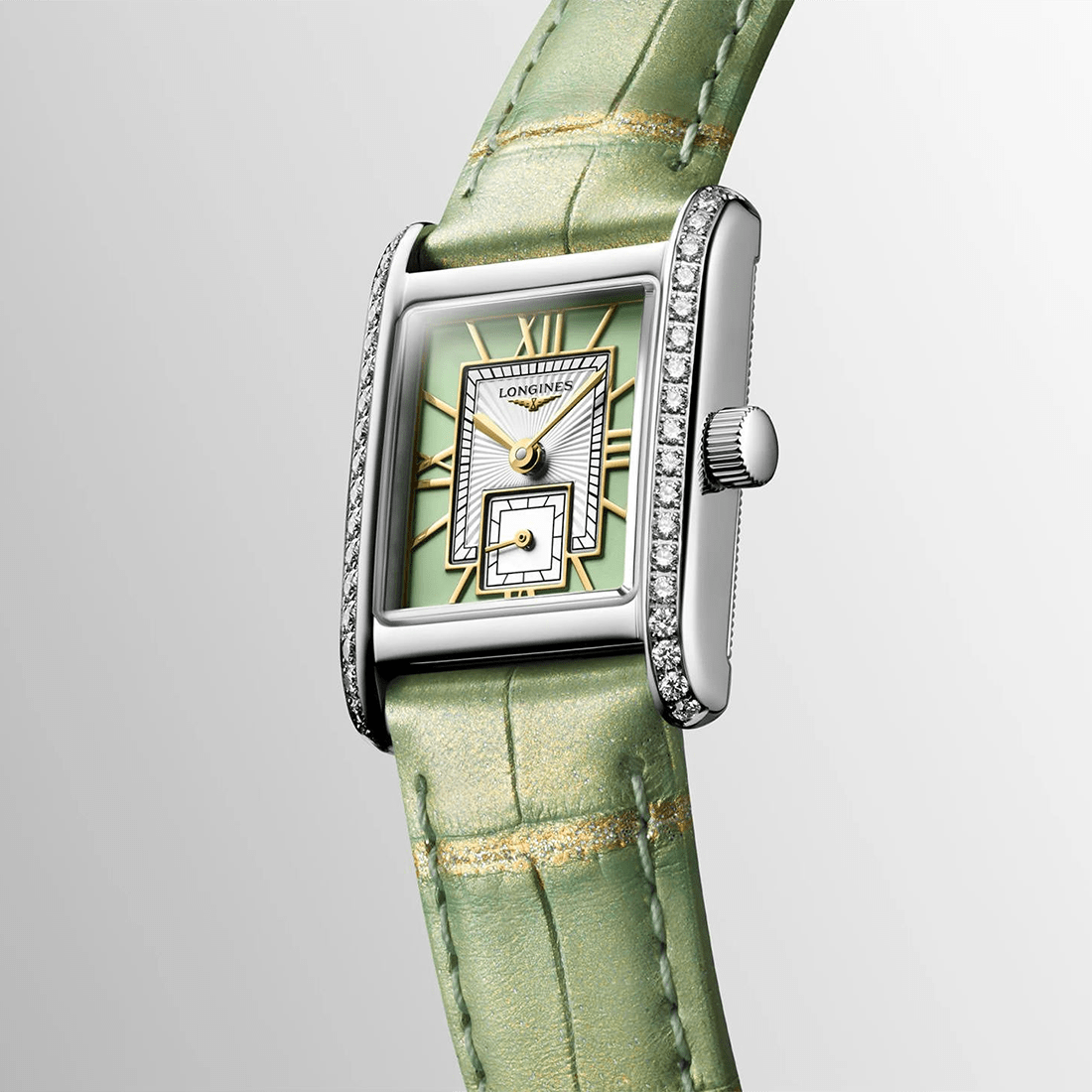 Longines Mini DolceVita Mint Green Women Watch L5.200.0.05.2 thumbnail 3