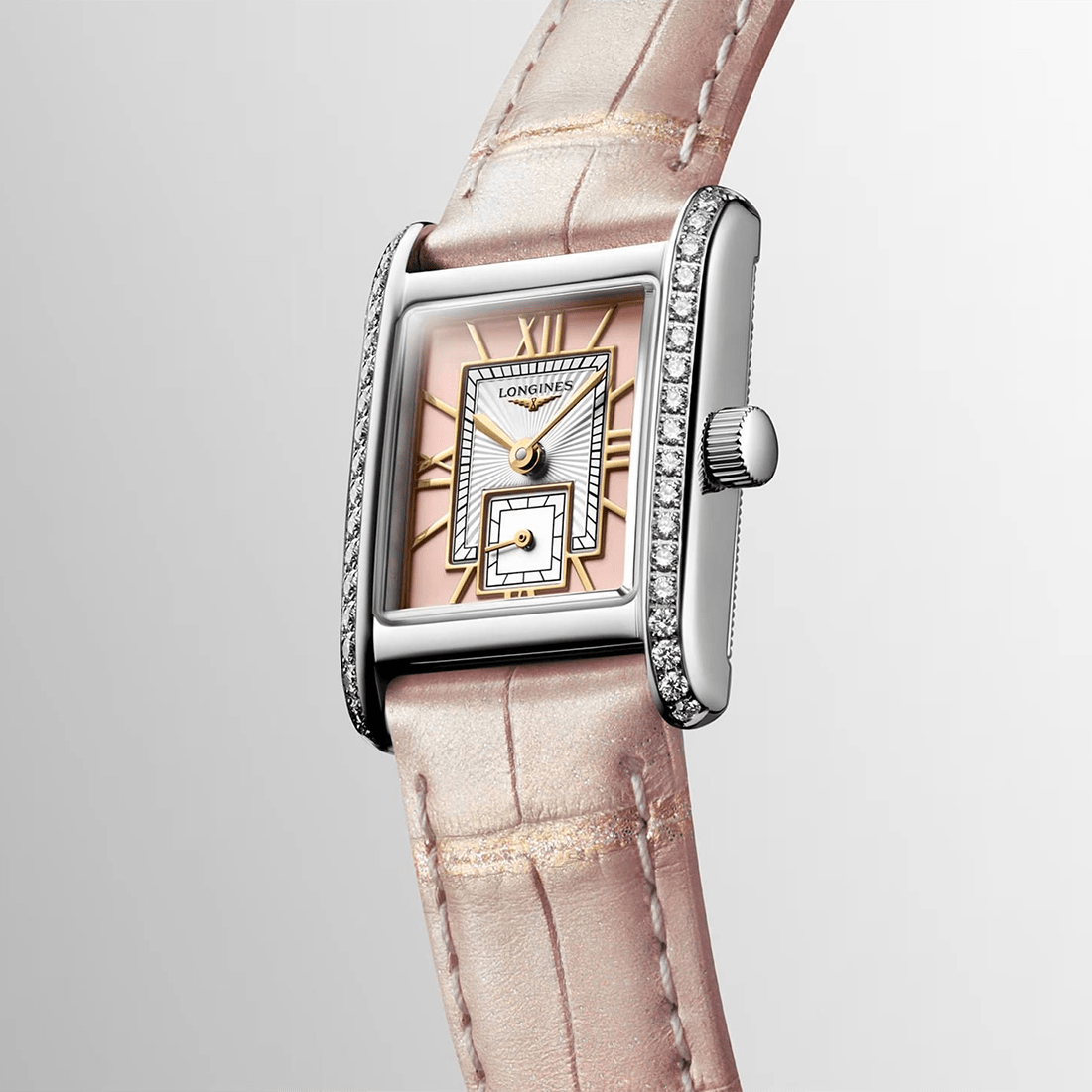 Longines Mini DolceVita "Blossom Pink" Women Watch L5.200.0.99.2 thumbnail 3