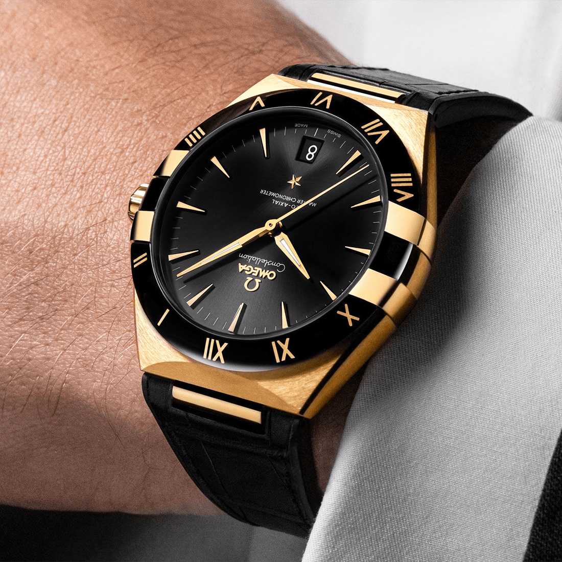 Omega Constellation Co-Axial Master Chronometer 41 mm, 18k Yellow Gold Watch 131.63.41.21.01.001 thumbnail 4