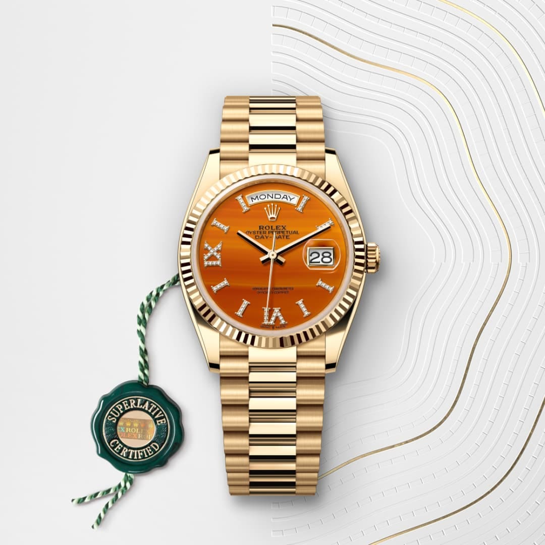 Rolex Day-Date 36 Oyster, Yellow Gold Watch M128238-0088 thumbnail 4