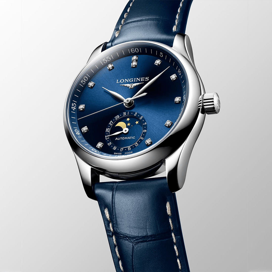 Longines Master Collection Moonphase Automatic Men Watch L2.409.4.97.0 thumbnail 2