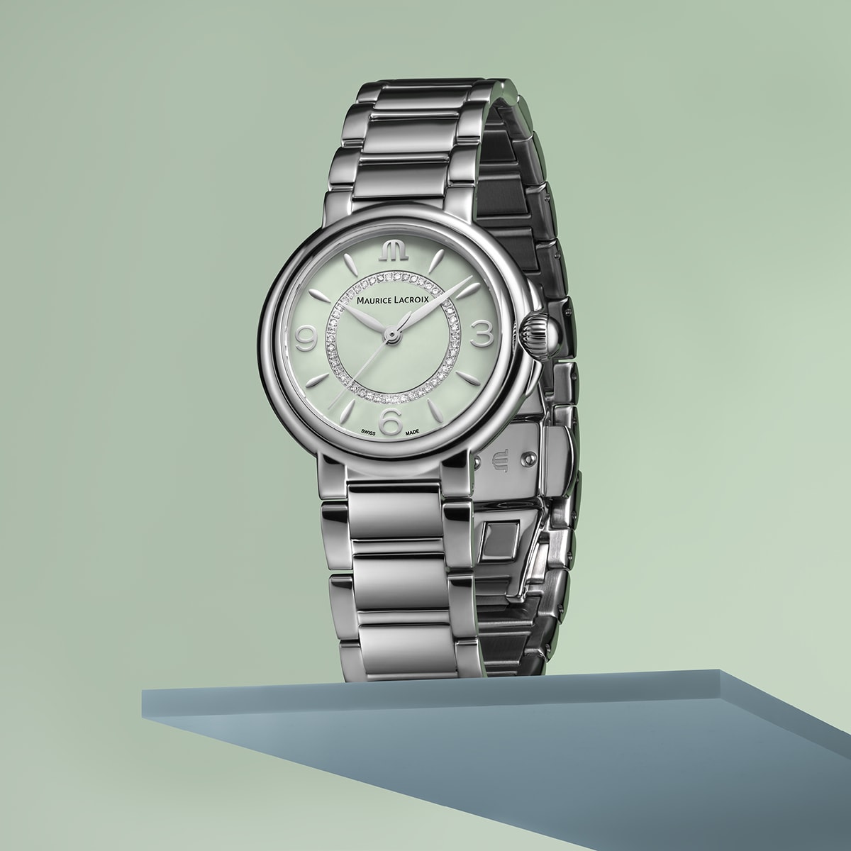 Maurice Lacroix Fiaba Colours Edition Analog Watch for Women FA1104-SS002-G20-1 thumbnail 2