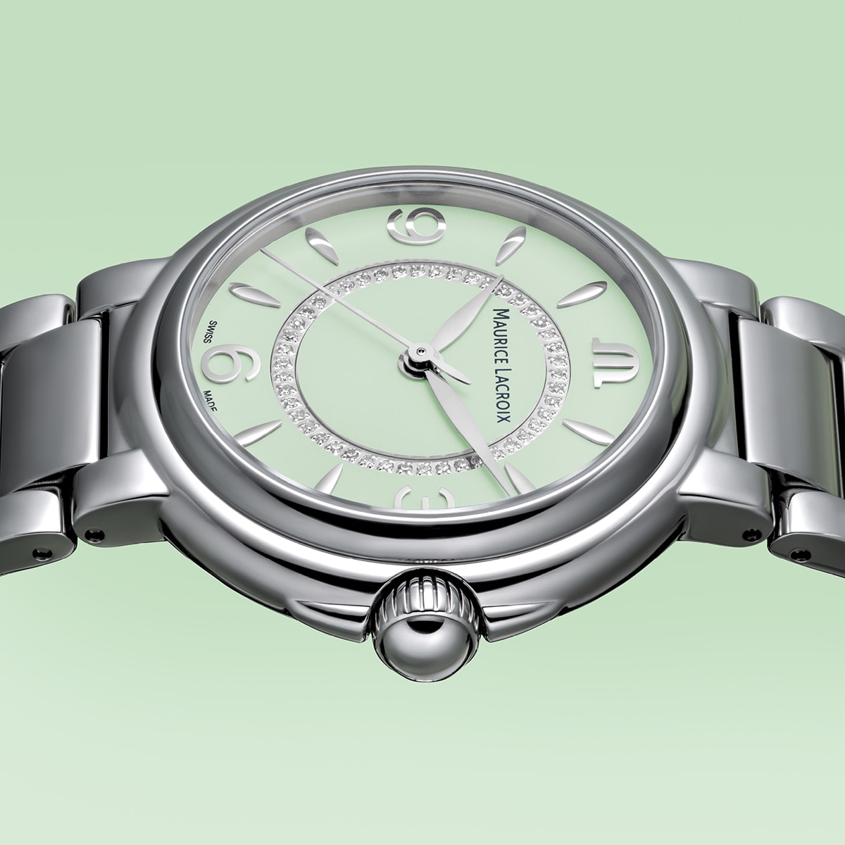 Maurice Lacroix Fiaba Colours Edition Analog Watch for Women FA1104-SS002-G20-1 thumbnail 3