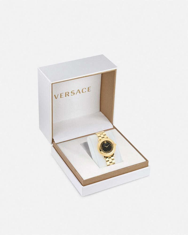 Versace Women Textured Black Dial and Stainless Steel Straps Analogue Watch VE7F00623 thumbnail 4