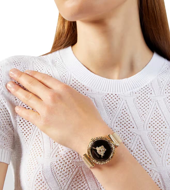 Versace Palazzo Empire Analog Black Dial Women Watch - VEDV00519 thumbnail 4