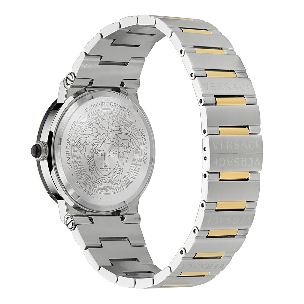 Versace Unisex Quartz Blue Dial Analog Stainless Steel Watch VE7G00223 thumbnail 3