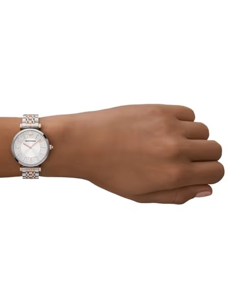 Emporio Armani Stainless Steel Analog Silver Dial Women Watch AR11537 thumbnail 5