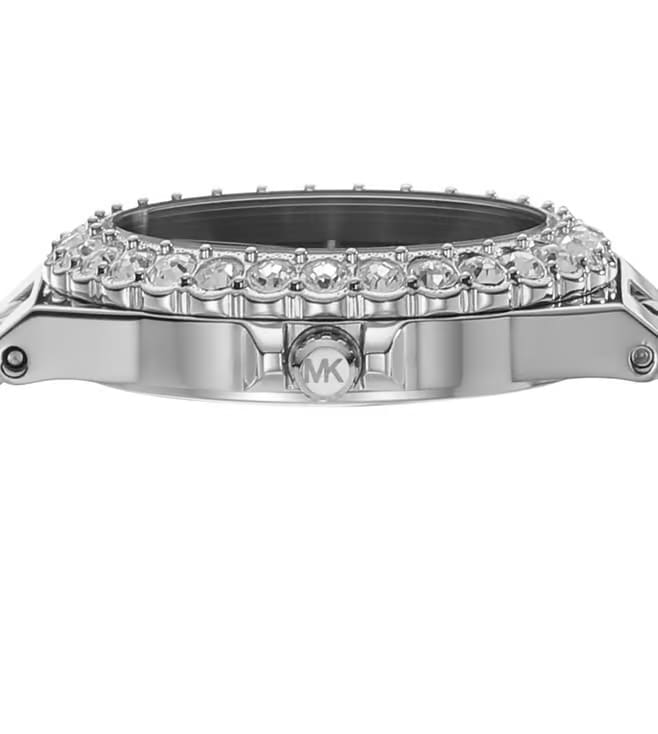 Michael Kors Women Embellished Dial & Stainless Steel Straps Analogue Watch thumbnail 4