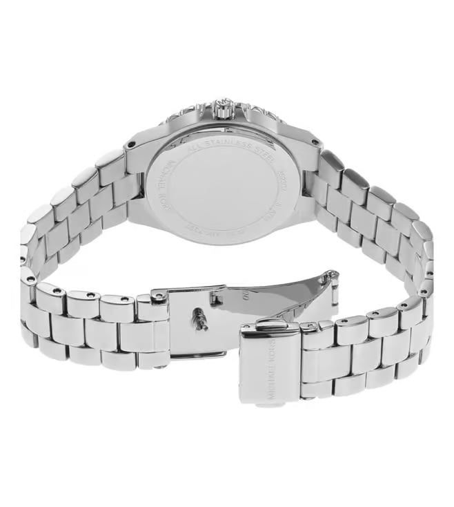 Michael Kors Women Embellished Dial & Stainless Steel Straps Analogue Watch thumbnail 3