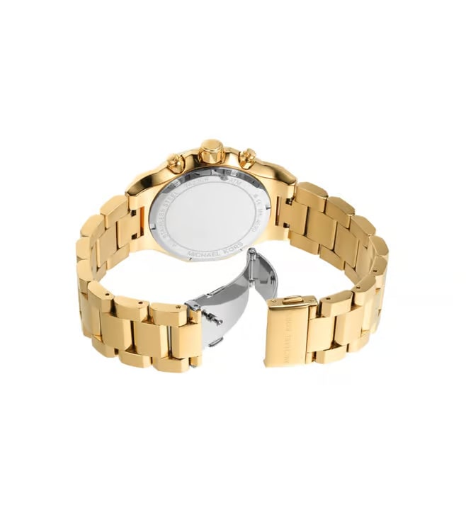 Michael Kors Raquel Chronograph Gold-Tone Stainless Steel Watch thumbnail 4