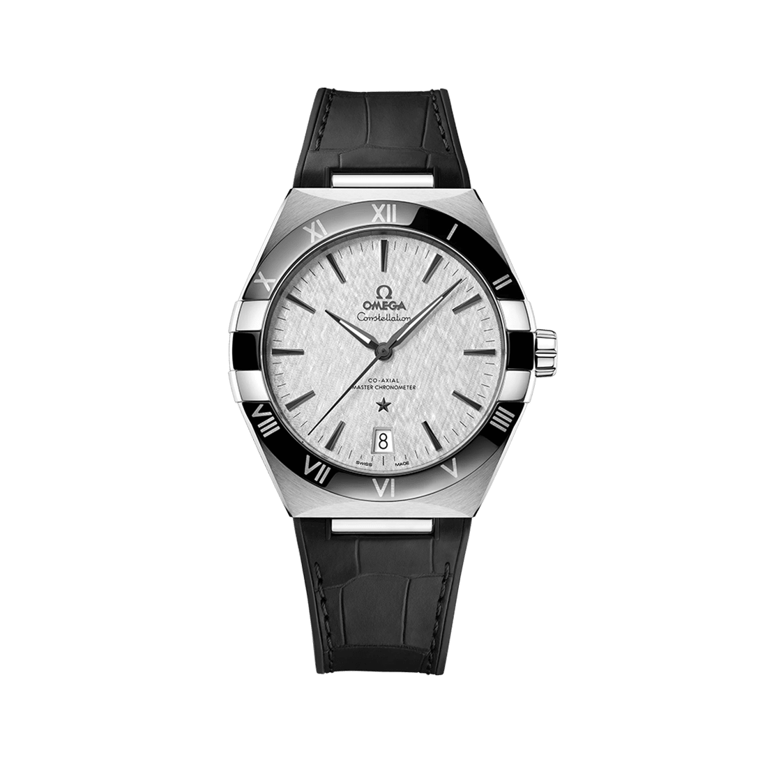 Omega Constellation Co-Axial Master Chronometer 41 mm Black Leather Strap Watch 131.12.41.21.06.001