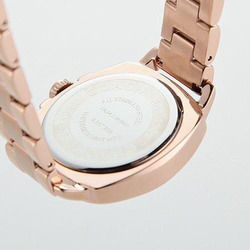 Coach Rose Gold Stainless Steel Strap Women Watch thumbnail 3