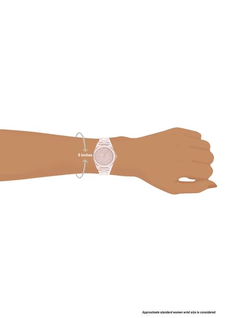 Coach Preston Dial & Stainless Steel Bracelet Style Straps Pink Analogue Watch thumbnail 2