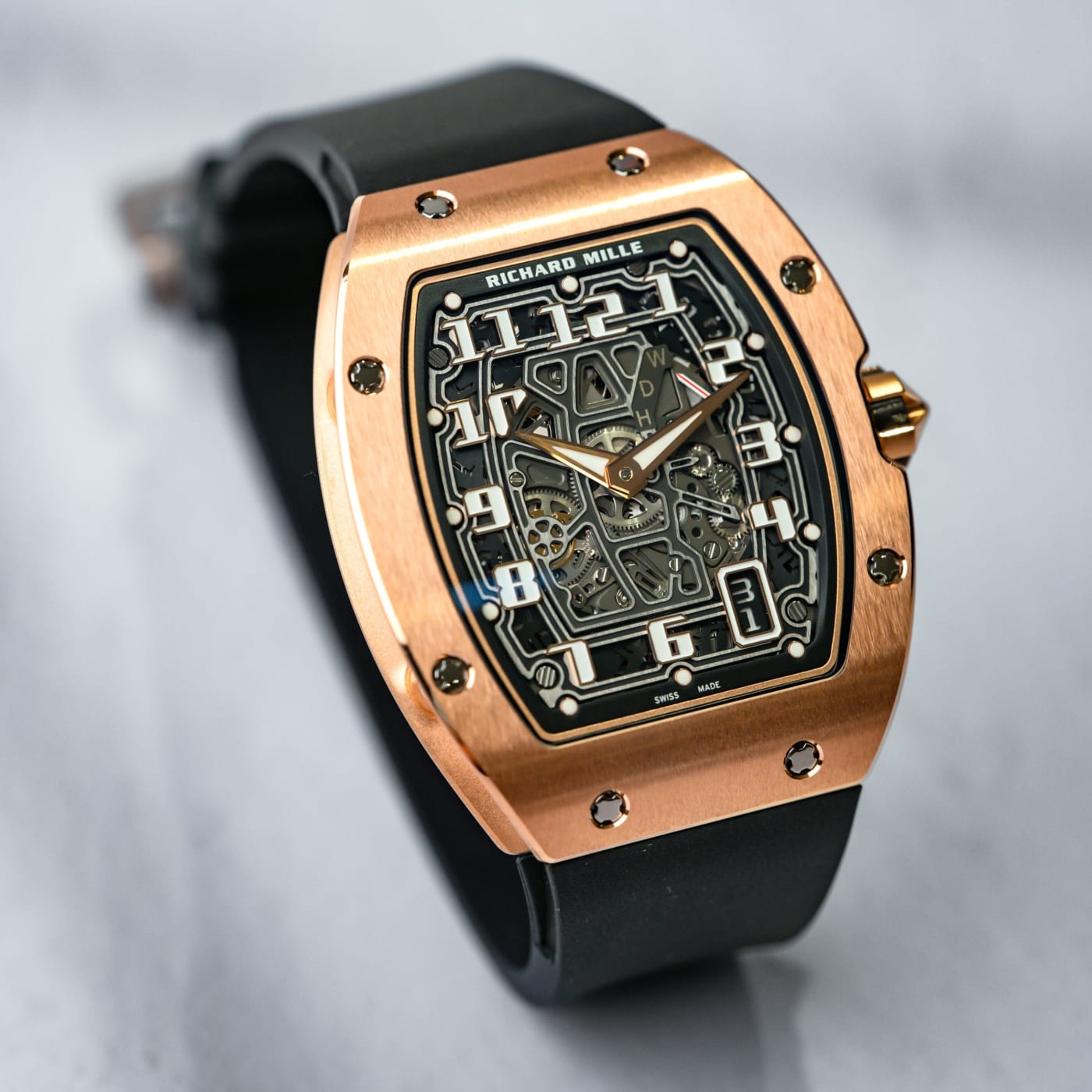 Richard Mille RM 67-01 Automatic Winding, 18 ct Rose gold, Extra Flat watch thumbnail 3