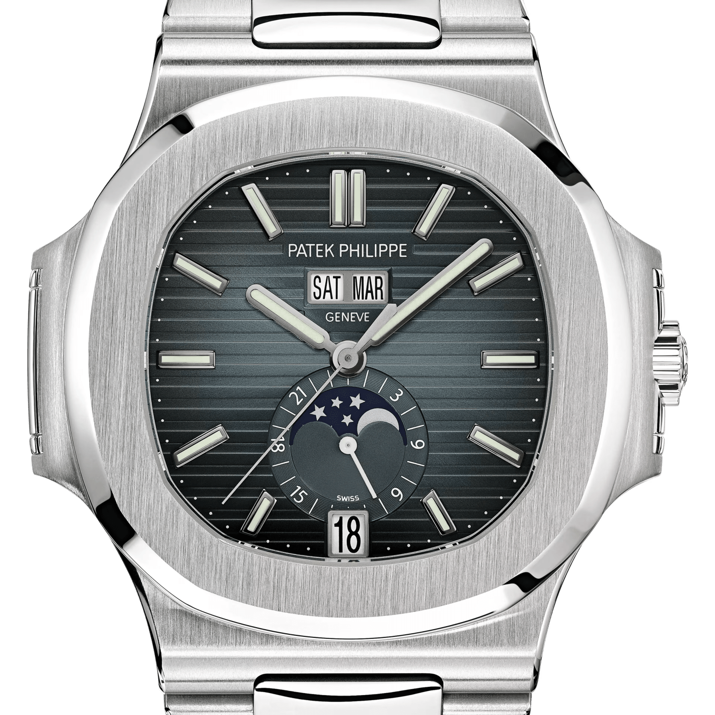Patek Philippe Nautilus Annual Calendar Moon Phase Watch 5726/1A thumbnail 8
