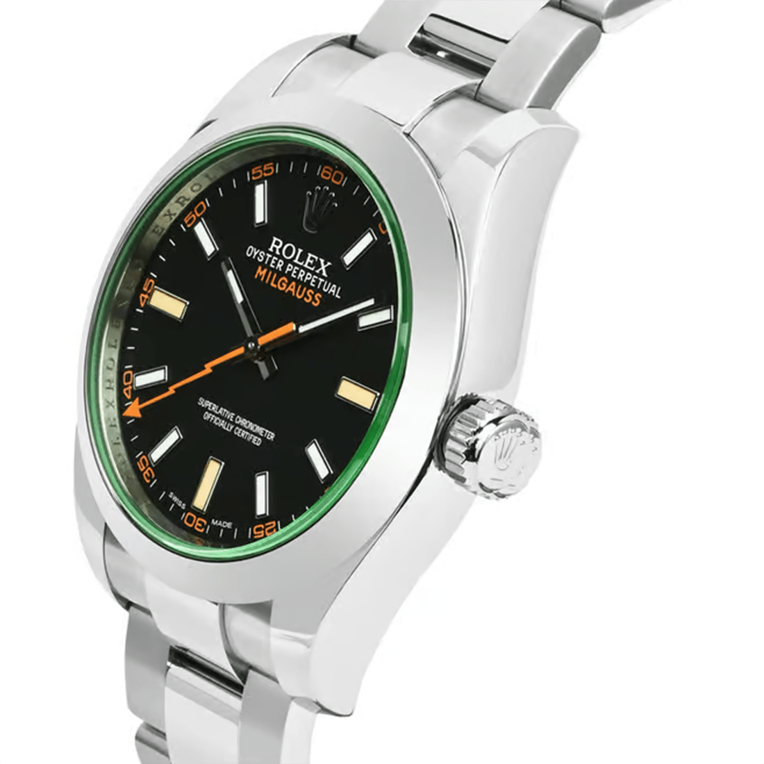 Rolex Milgauss Swiss Made Automatic Men Watch 116400GV thumbnail 2