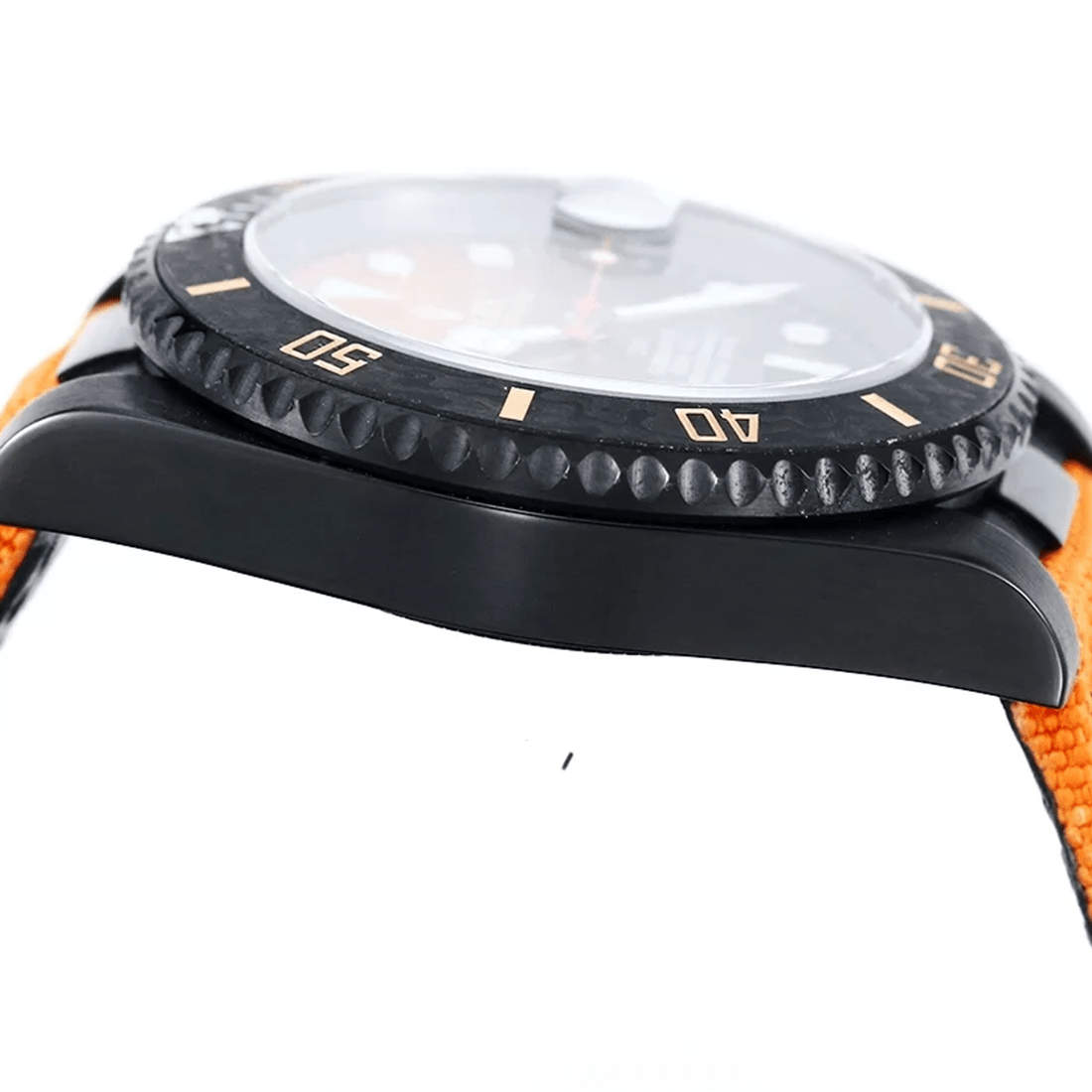 Rolex DiW Submariner "Parakeet" Orange Strap Watch 116610LN thumbnail 7