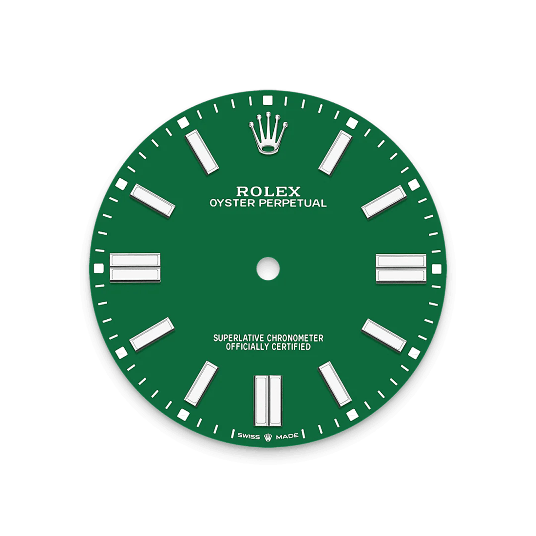Rolex Oyster Perpetual 41 Oyster, Oystersteel Green Lacquer Dial Watch M124300-0005 thumbnail 2