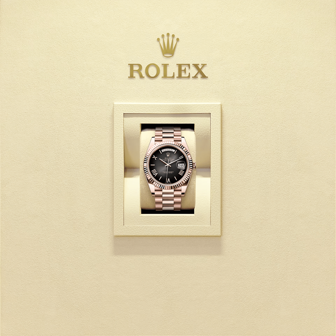 Rolex Day-Date 40 Oyster, Everose Gold Watch 228235-0055 thumbnail 3