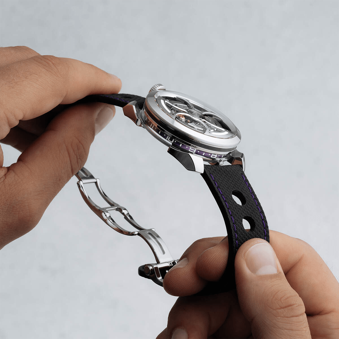 MB&F M.A.D.1S Ice Blue Swiss Automatic Avant-Garde Timepiece Watch thumbnail 2