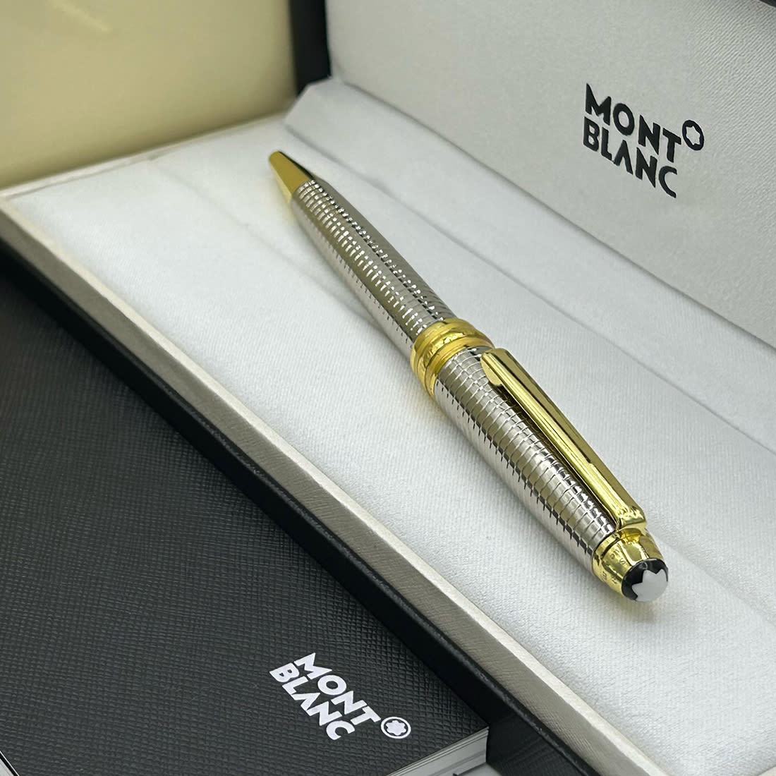 Mont Blanc Silver Premium Writing Pen