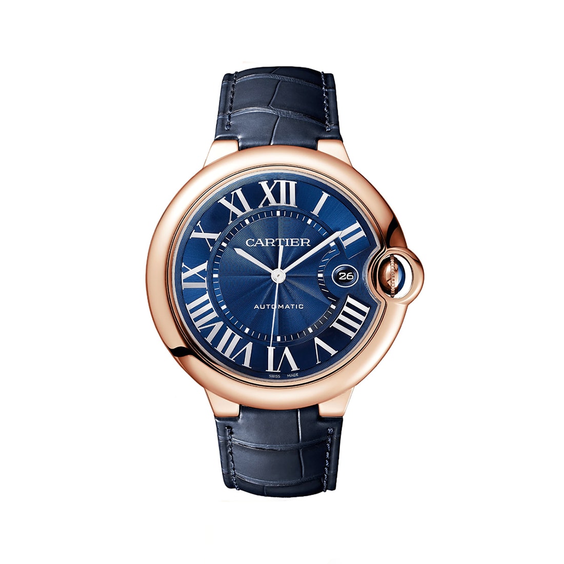 Cartier Ballon Bleu de 18K Rose Gold Watch WGBB0036