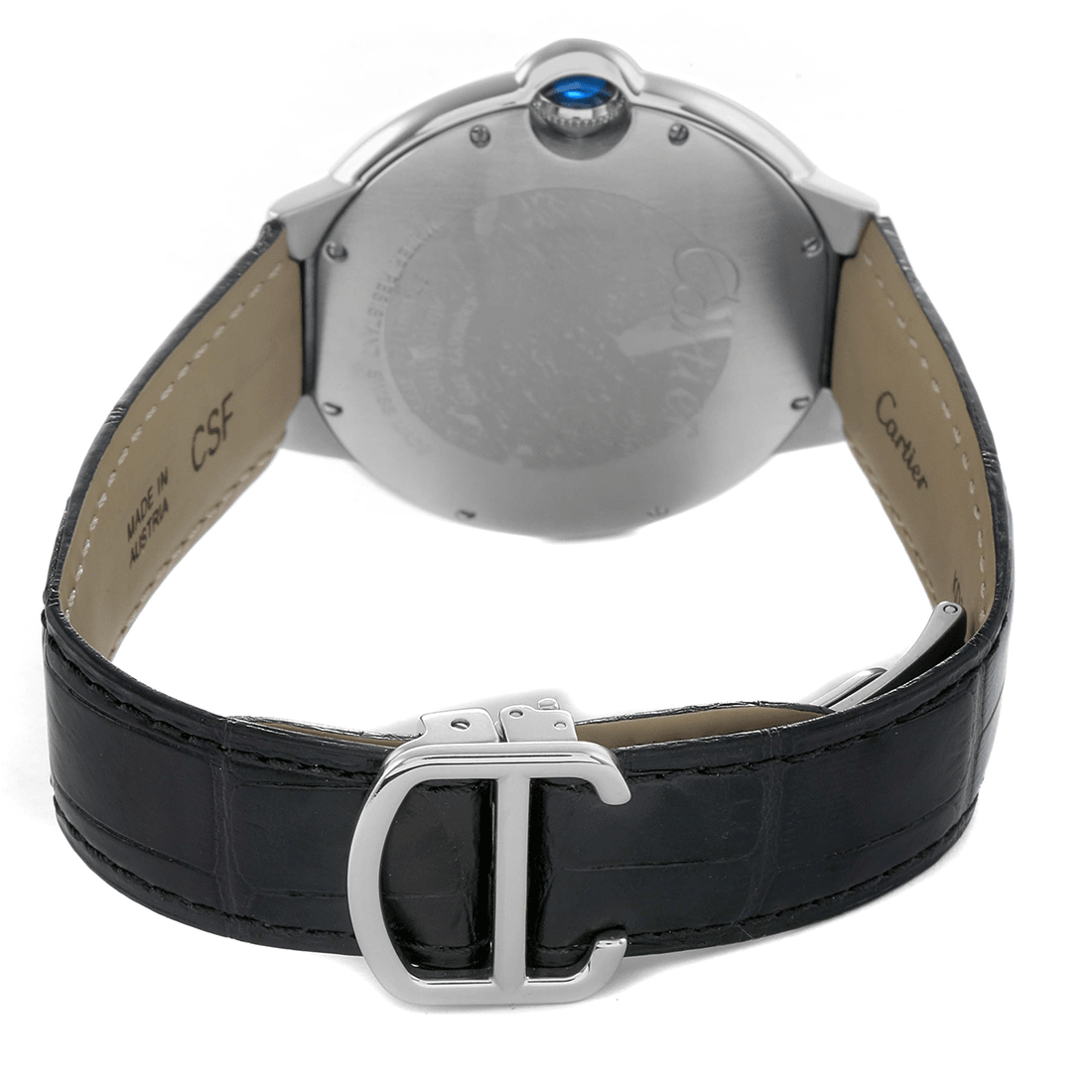 Cartier Ballon Bleu de Black Dial and Black Strap Watch WSBB0003 thumbnail 7