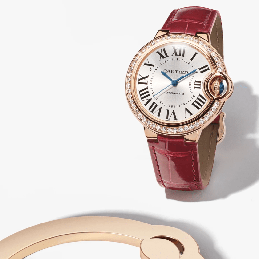 Cartier Ballon Bleu de 18K Rose Gold Watch WJBB0056 thumbnail 4