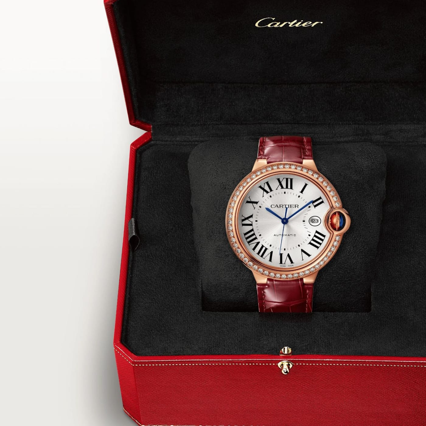 Cartier Ballon Bleu de 18K Rose Gold Watch WJBB0056 thumbnail 5