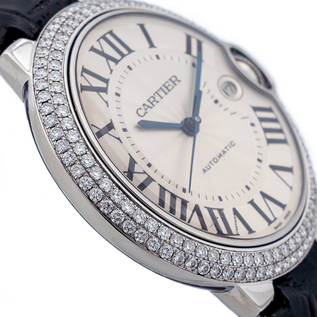 Cartier Ballon Bleu de White Gold with Diamond-set Bezel Watch W69016Z4 thumbnail 3