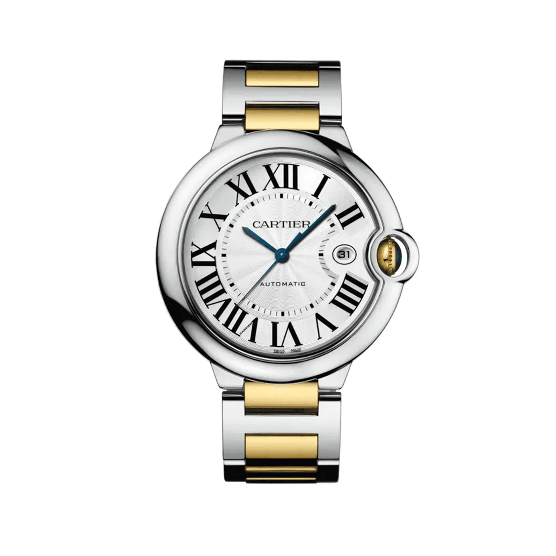 Cartier Ballon Bleu de 18K Yellow Gold Steel Watch WSBB0003