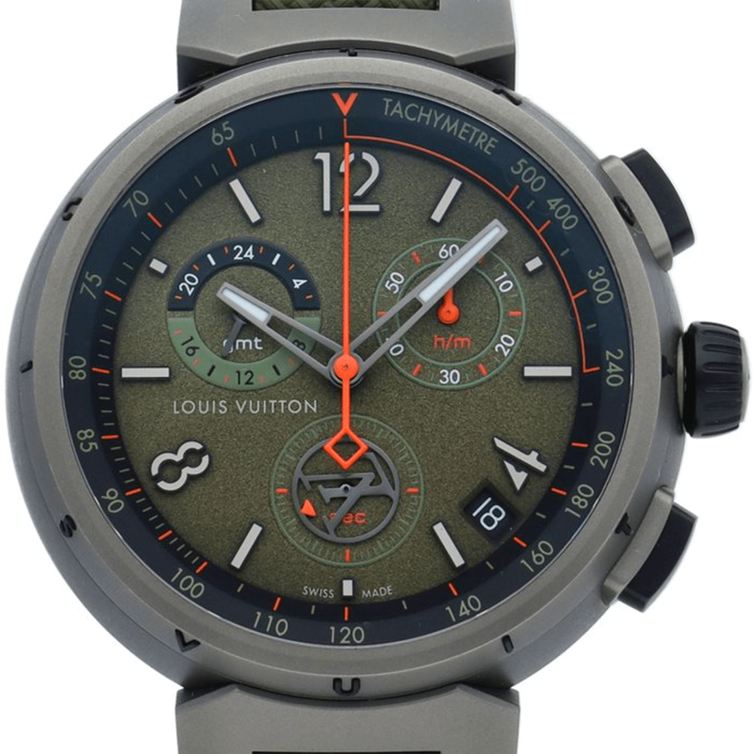 Louis Vuitton Tambour Outdoor Chronograph GMT Urban Jungle – QA154Z – Men's Watch thumbnail 3