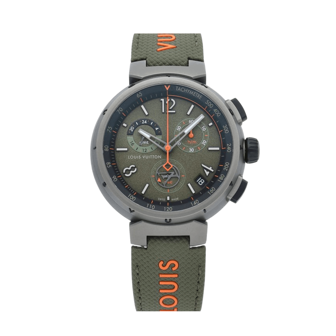 Louis Vuitton Tambour Outdoor Chronograph GMT Urban Jungle – QA154Z – Men's Watch