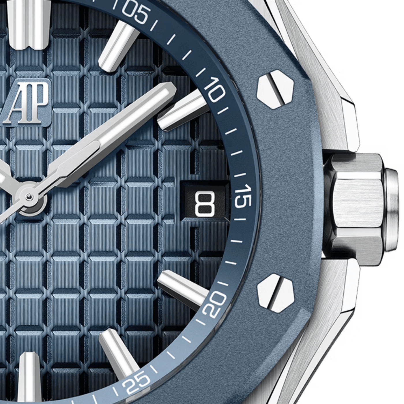 Audemars Piguet Royal Oak Offshore Titanium Blue Dial Watch 15605SK.OO.A350CA.01 thumbnail 4