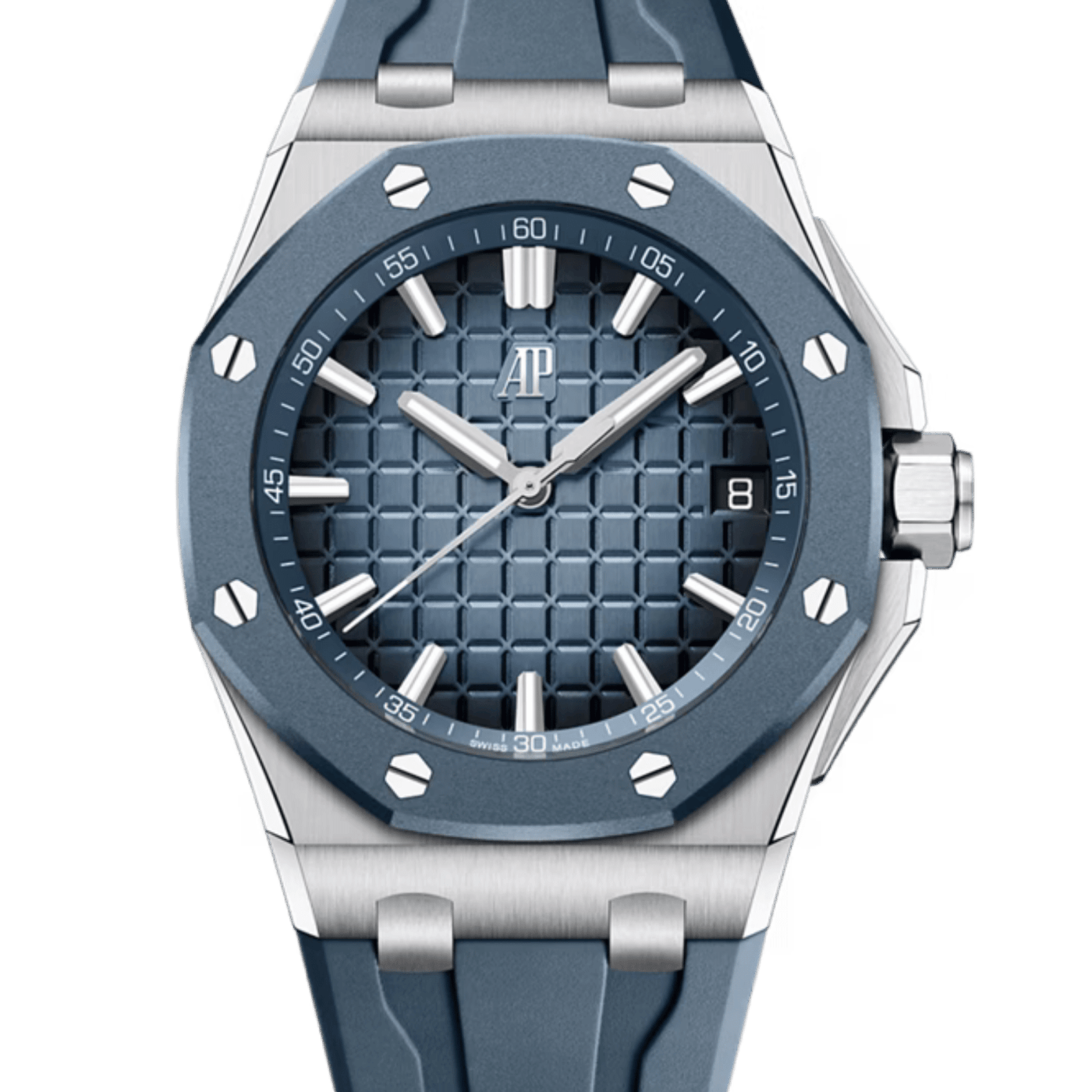 Audemars Piguet Royal Oak Offshore Titanium Blue Dial Watch 15605SK.OO.A350CA.01 thumbnail 7