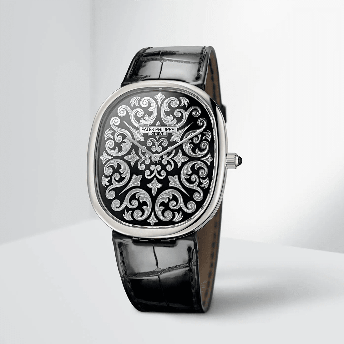 Patek Philippe Golden Ellipse 5738 Black Dial, Platinum, 5738/50P-001 Watch thumbnail 2